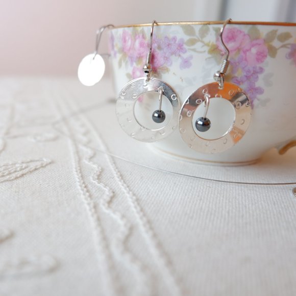 Sterling Silver Necklace and Earrings Set - Picture 6 of 8